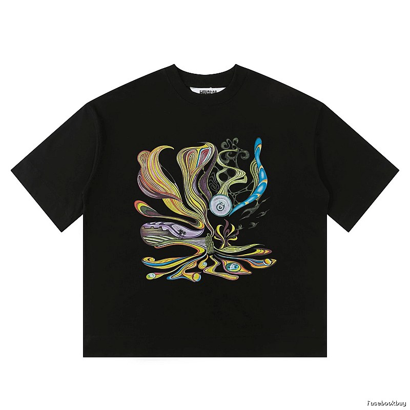 Abstract-style Black T-shirt of House of Errors