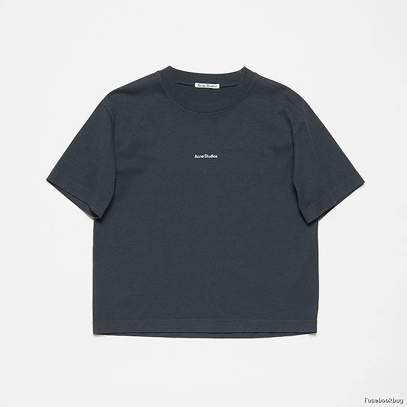 Acne Studios 2090-80 Black Style Ac908042 Stockholm Logo T-Shirt Logo Detail
