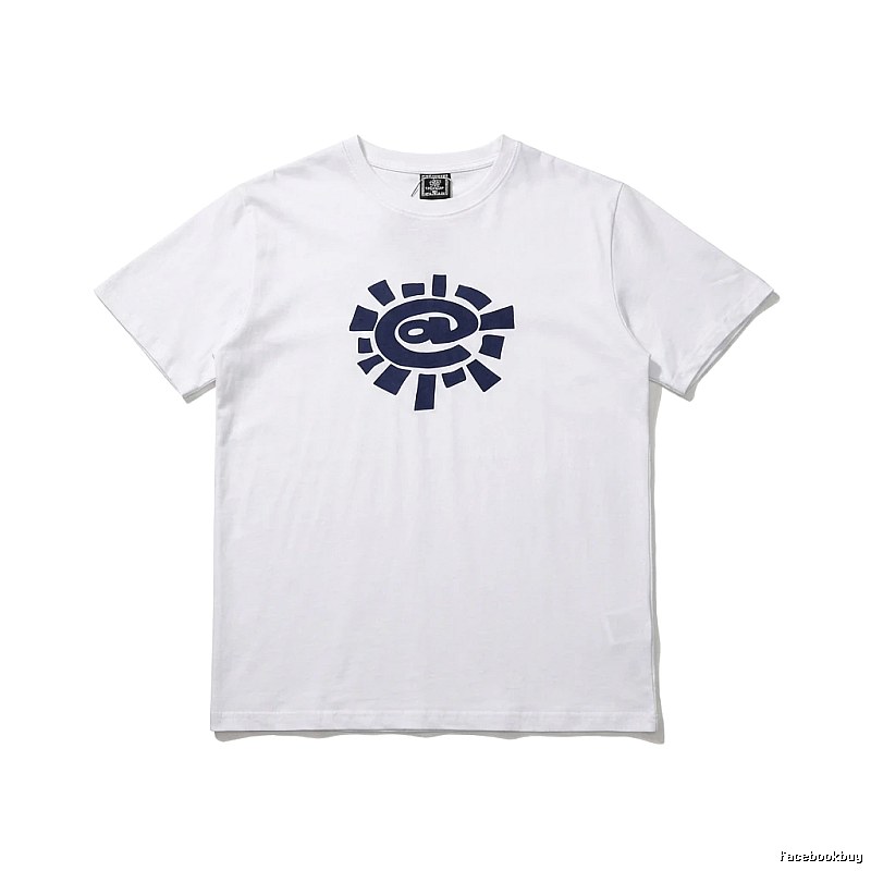 ADWYSD Printed Simple White T-shirt