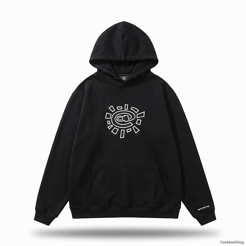 ADWYSD Sunflower Trendy Cool Black Hoodie