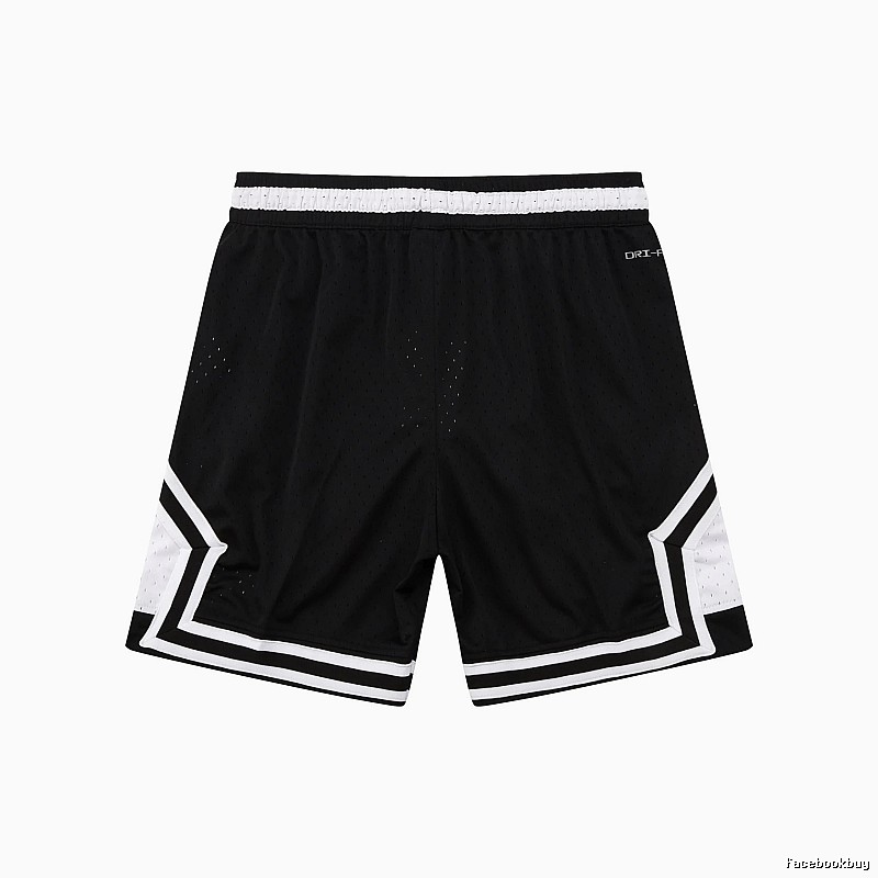 AJ Sporty Black and White Shorts