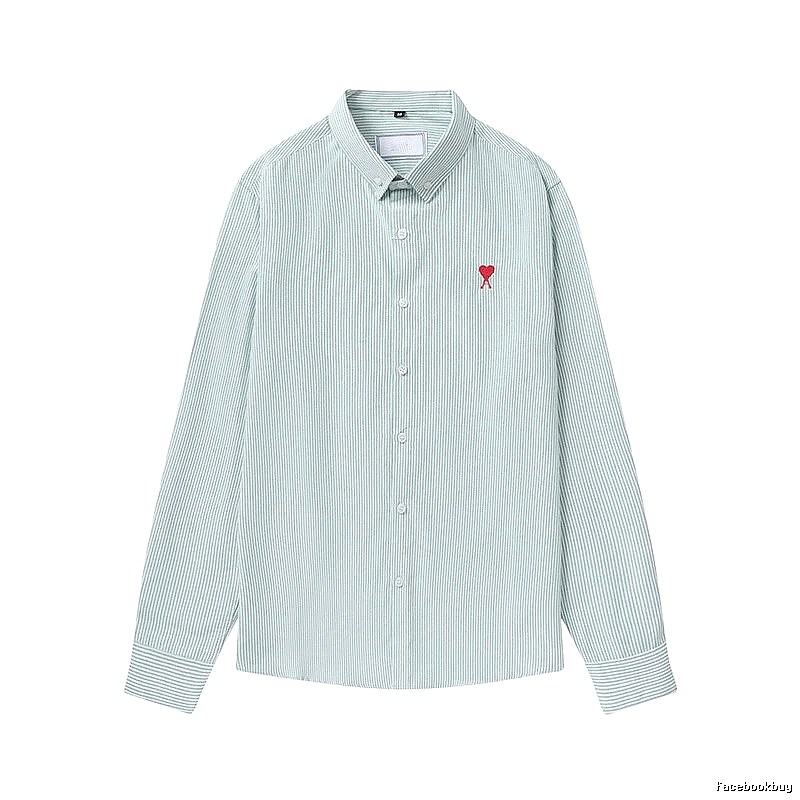 AMI Heart - Shaped Stripe Shirt