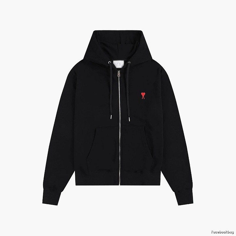 AMI Love Trend Brand Black Hoodie