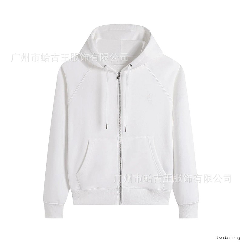 AMI minimalist style white hoodie
