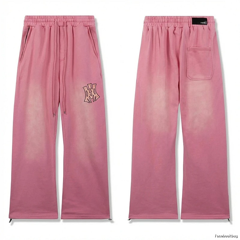 AMIRI casual style pink long trousers