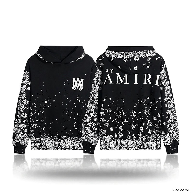 AMIRI Dark Style Cashew Flower Sweatshirt
