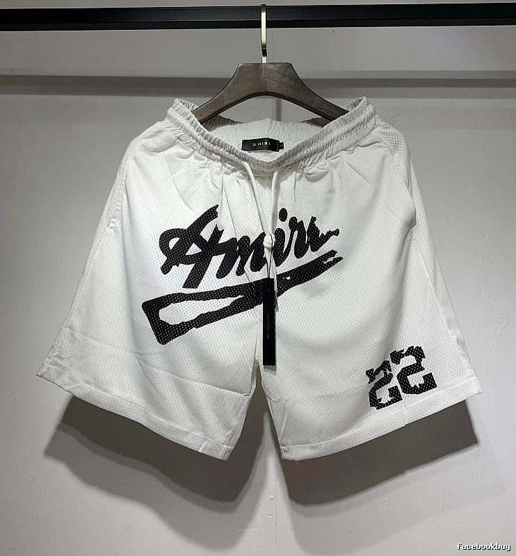 AMIRI Graffiti Street Style White Shorts