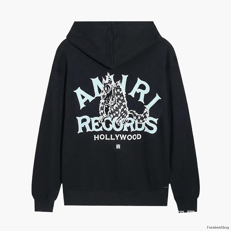 AMIRI Records Black Tide Cool Sweatshirt