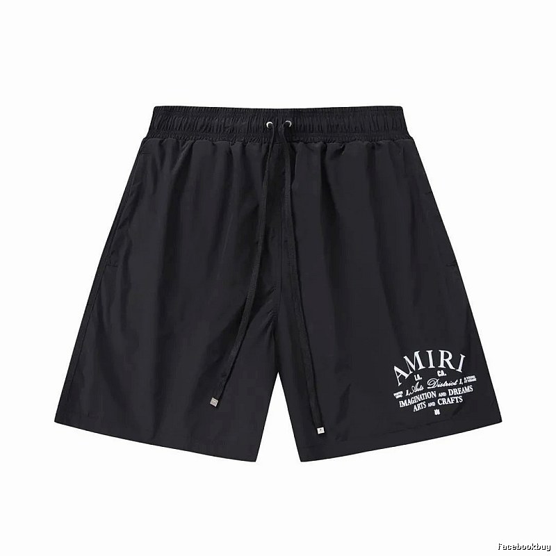AMIRI trendy brand black shorts