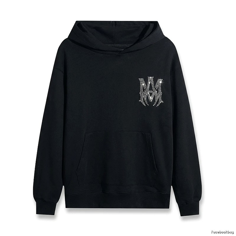 AMIRI's trendy and cool black hoodie