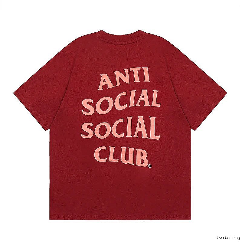 Anti Social Social Club Travel Logo T-shirt Black Orange Anti with Modern Look