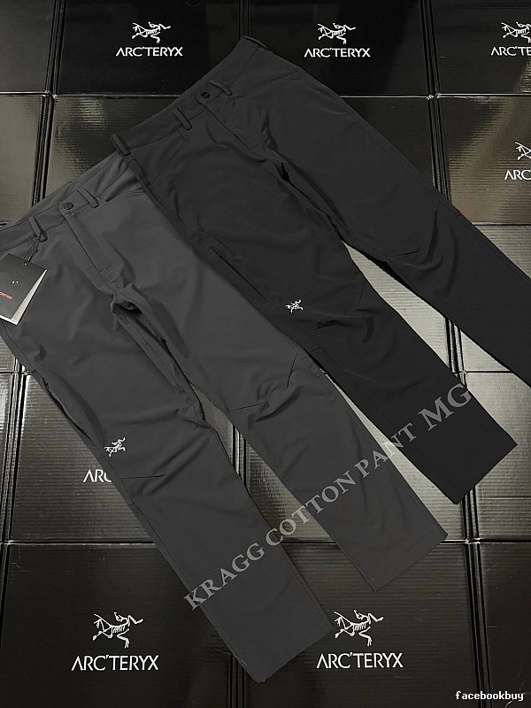Arc'teryx Technical Hiking Pants in Charcoal - articulated knees