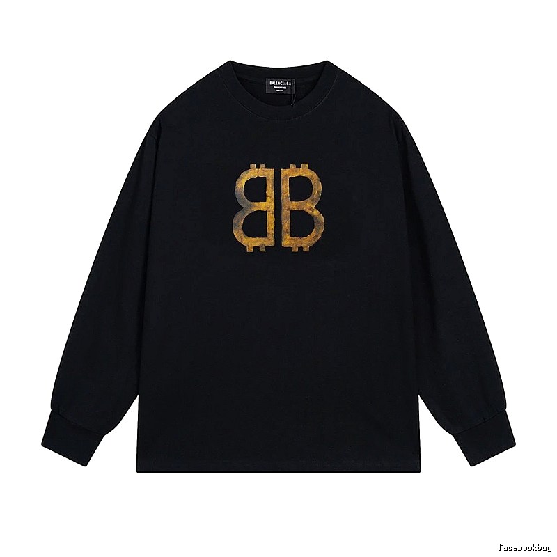 Balenciaga BB Print Black Sweatshirt