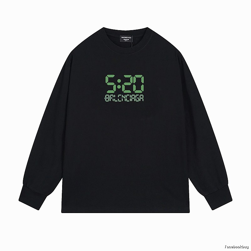 Balenciaga digital style black sweatshirt