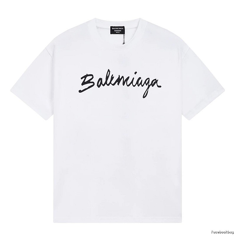 Balenciaga letter simple white T-shirt