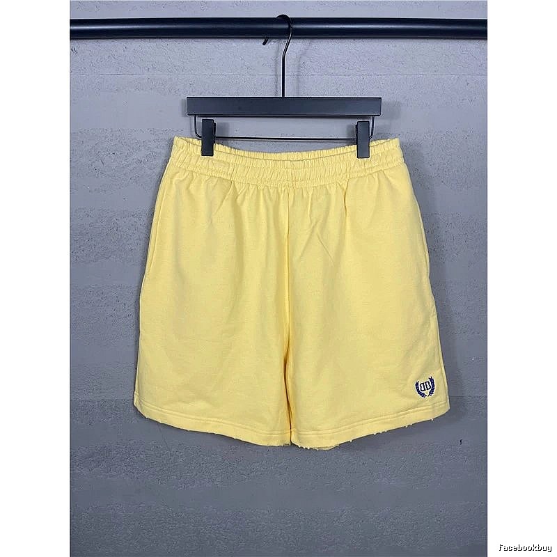 Balenciaga preppy style yellow shorts