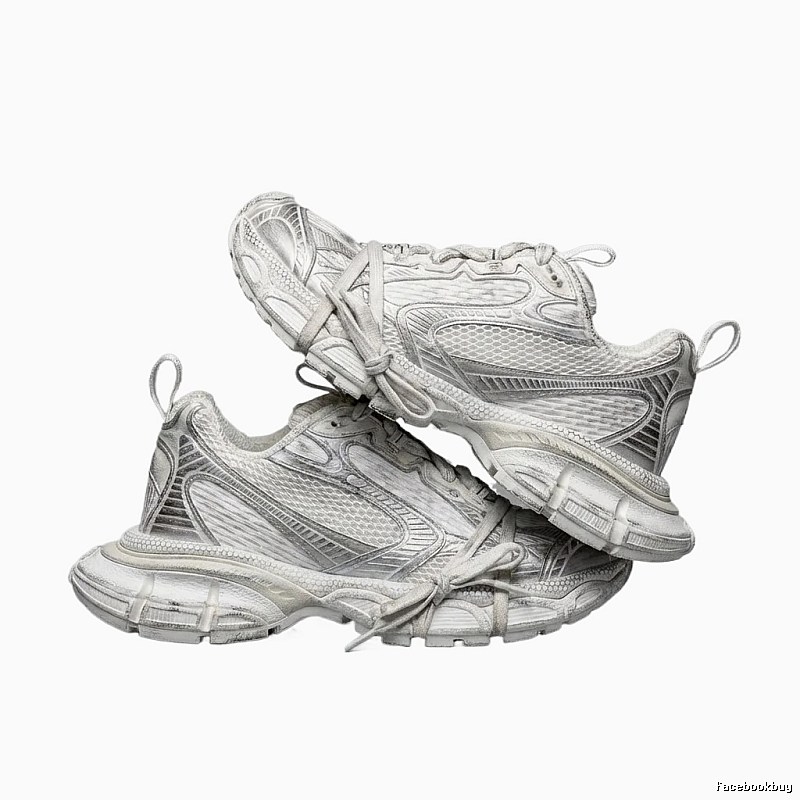 Balenciaga retro silver-gray sneakers