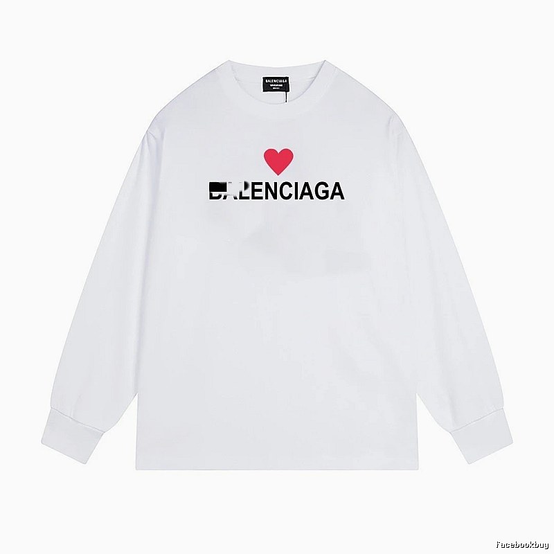 Balenciaga's simple white T-shirt with a heart design.