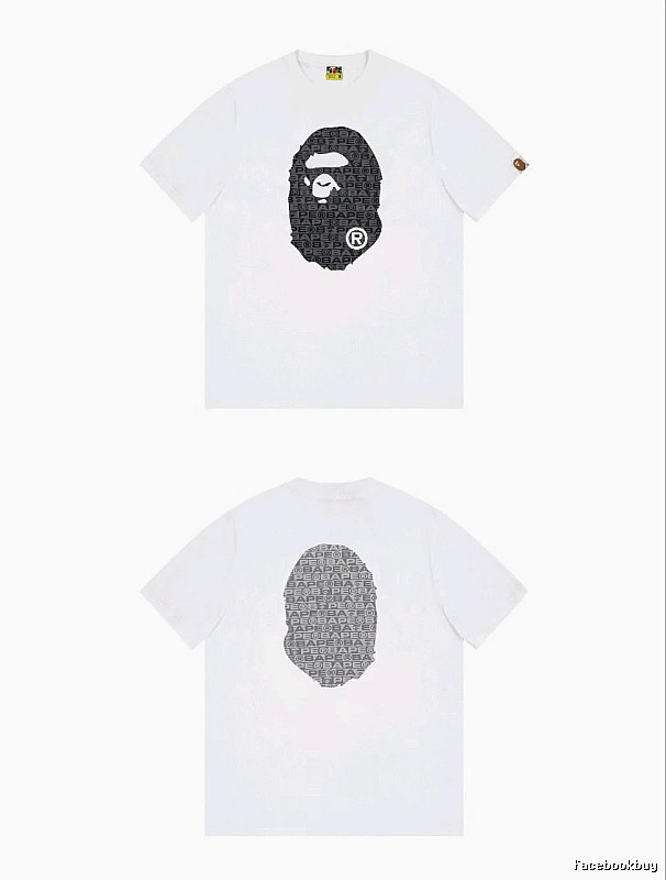 Bape Ape Head Simple White T-shirt