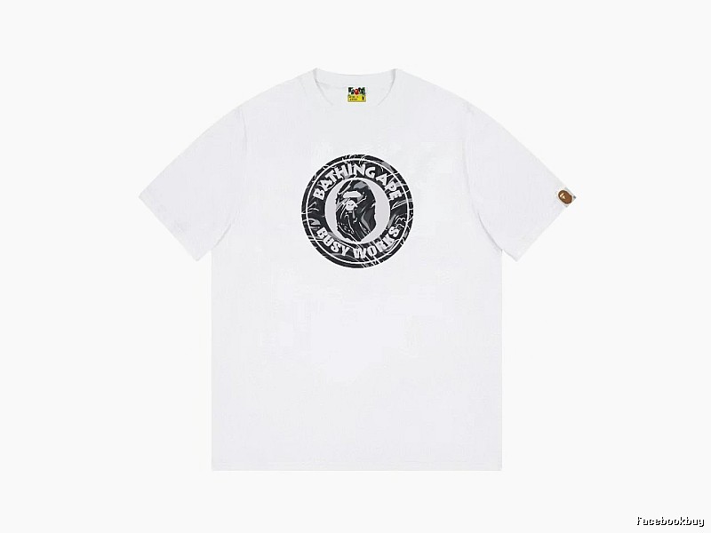Bape classic retro style white T-shirt