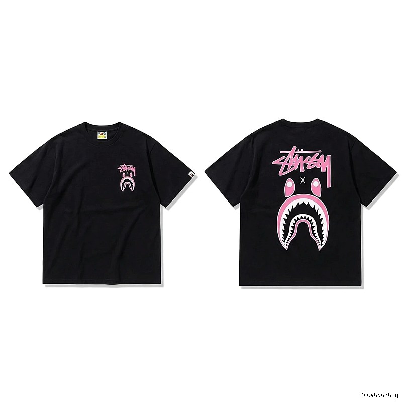 Bape Shark Co-branded Black T-shirt