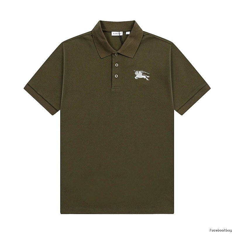 Burberry's retro-style polo shirt with the knight logo