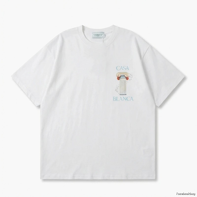 Casablanca Greek column style white T-shirt