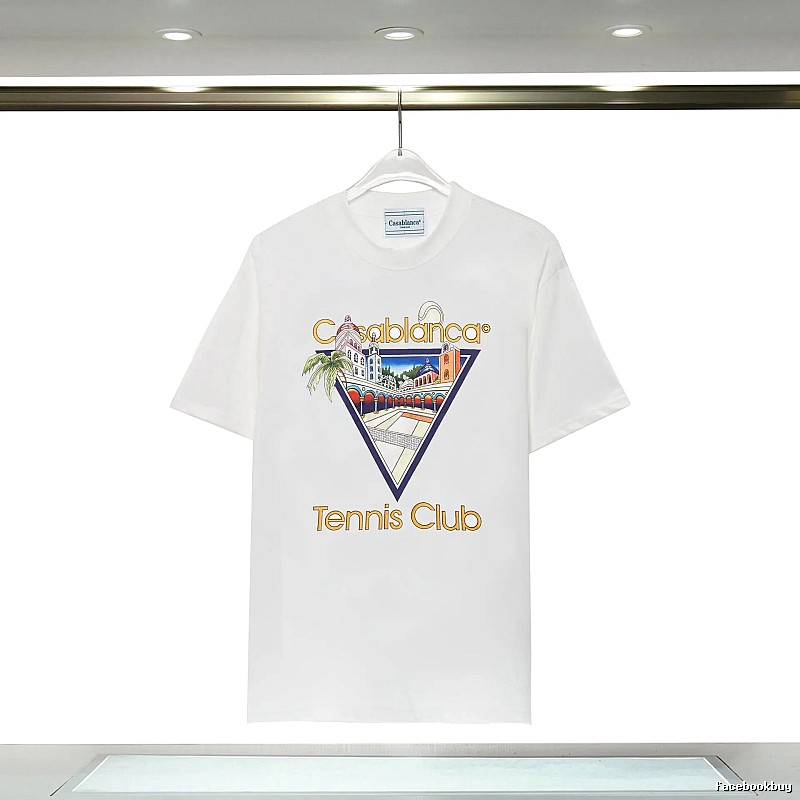 Casablanca retro style white T-shirt