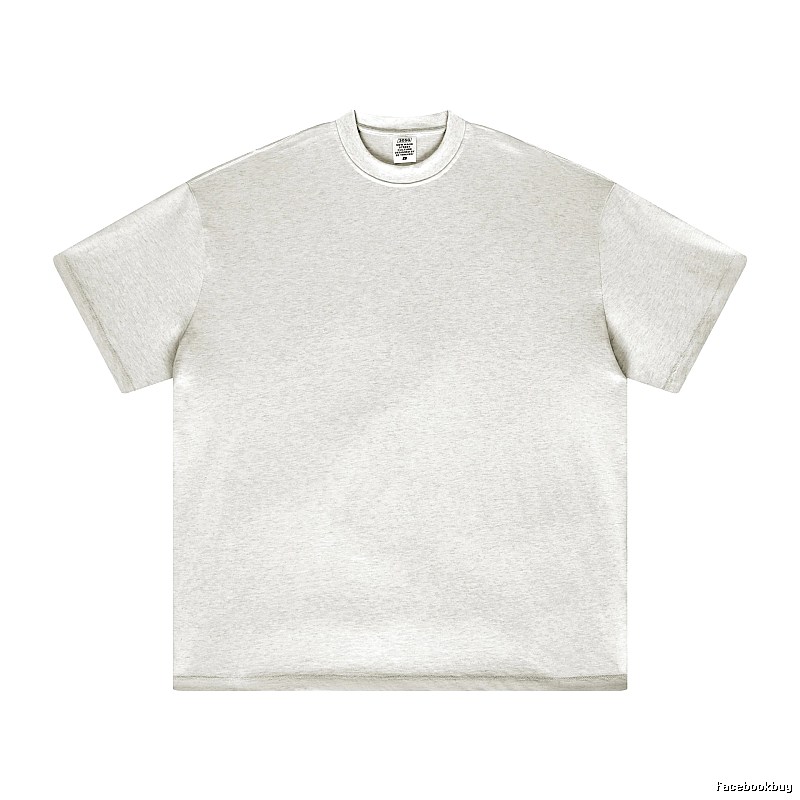 Casual Plain white T-shirt Minimal White Short for Streetwear Looks