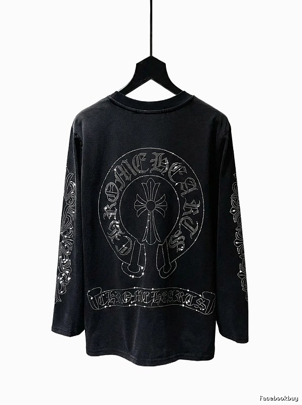 Chrome Hearts Cross Dark Style Black T-shirt