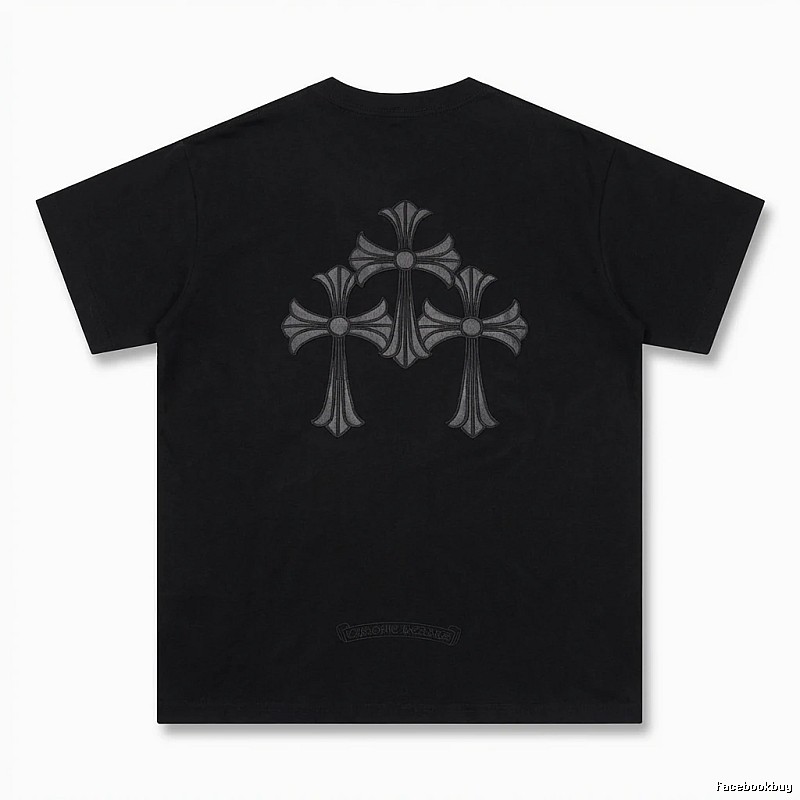 Chrome Hearts Cross Print Black T-shirt