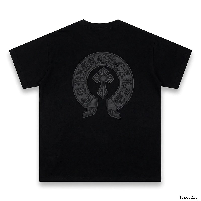 Chrome Hearts Cross Vintage Black Short-sleeve Shirt