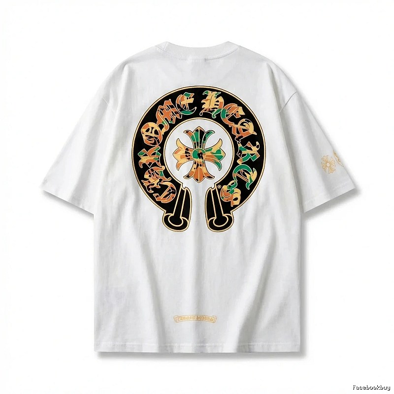 Chrome Hearts Retro Style White T-shirt