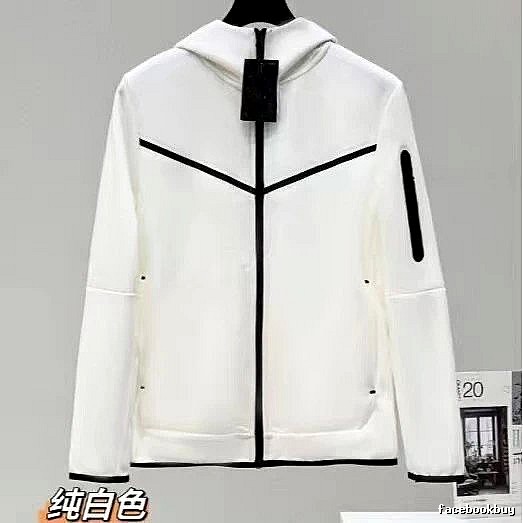 Classic White zip hoodie White Full Zip for Daily Styling