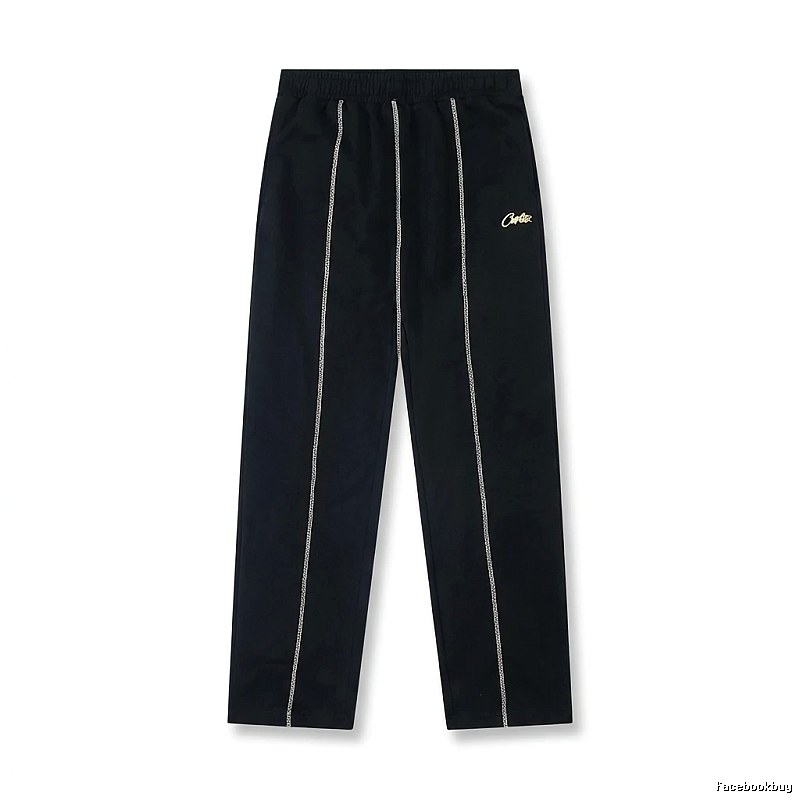 Corteiz minimalist style black trousers