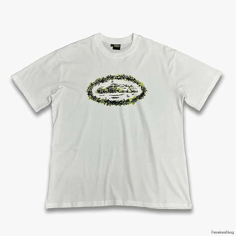 Corteiz Printed Trendy Brand White T-shirt