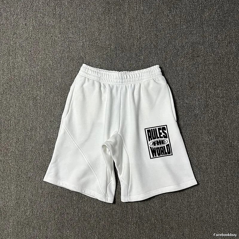 Corteiz Rule the World White Shorts