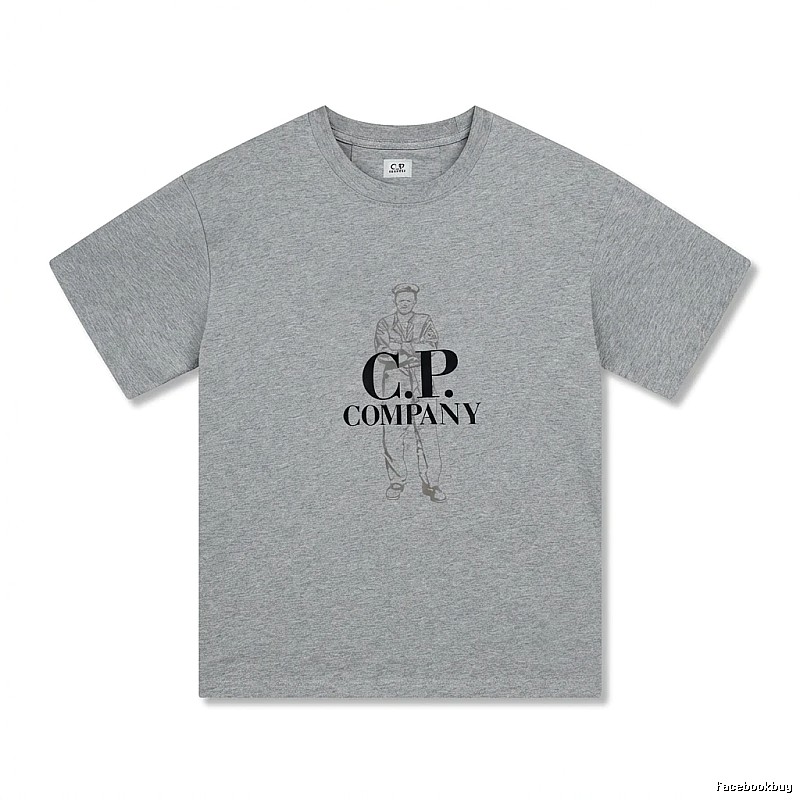 C.P. Retro Style Gray T-shirt