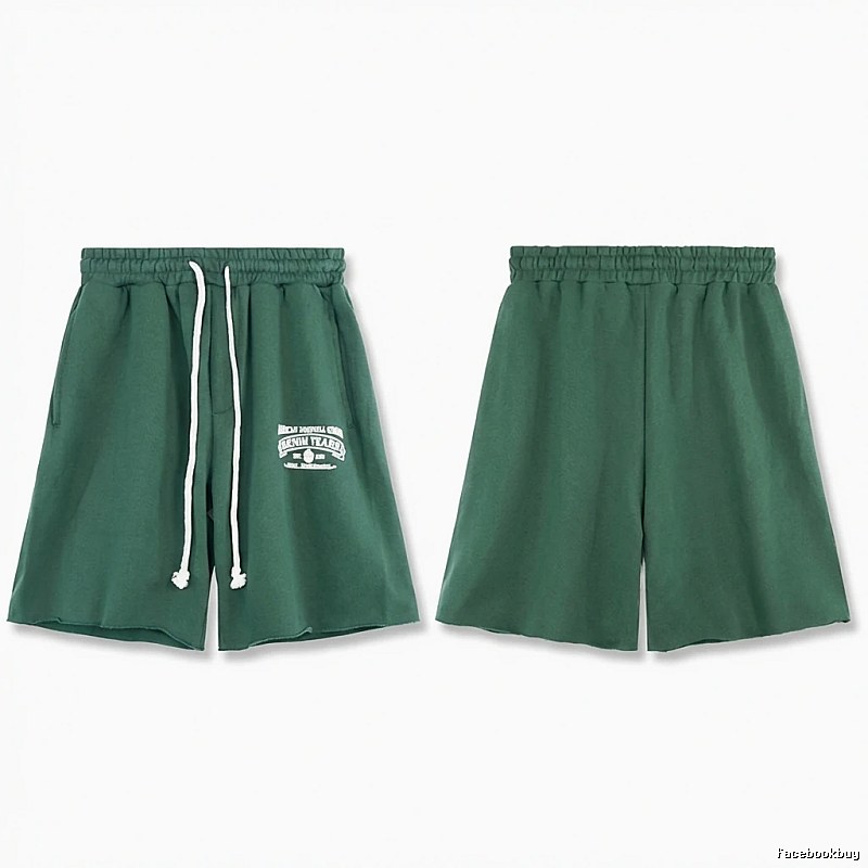 DENIM TEARS American Retro Green Shorts
