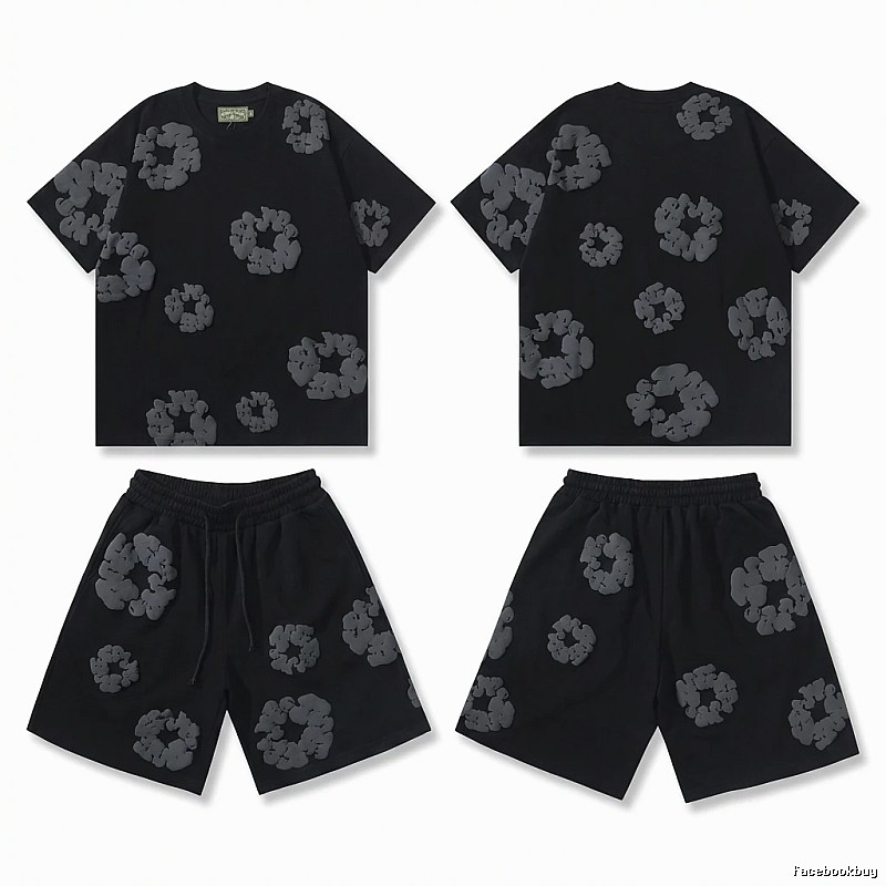 DENIM TEARS Printed Casual Black Suit