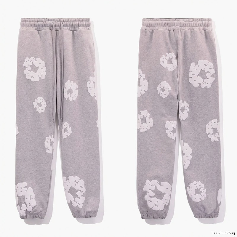 DENIM TEARS Printed Casual Grey Pants