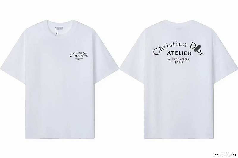 Dior Atelier Minimalist Style White T-Shirt