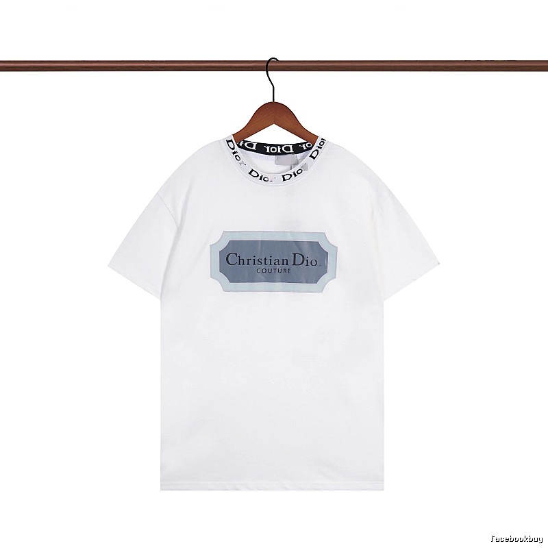 Dior Couture Minimalist Style White Short-sleeve T-shirt