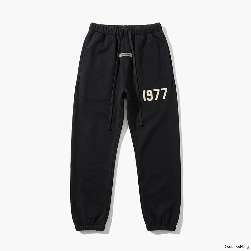 ESSENTIALS 1977 Casual Black Sweatpants