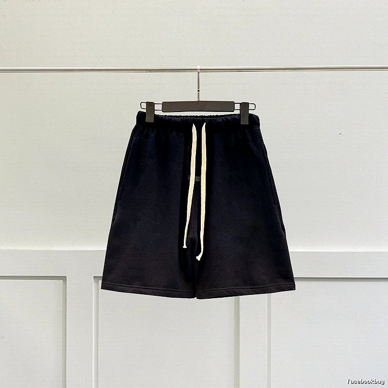 ESSENTIALS Basic Black Shorts