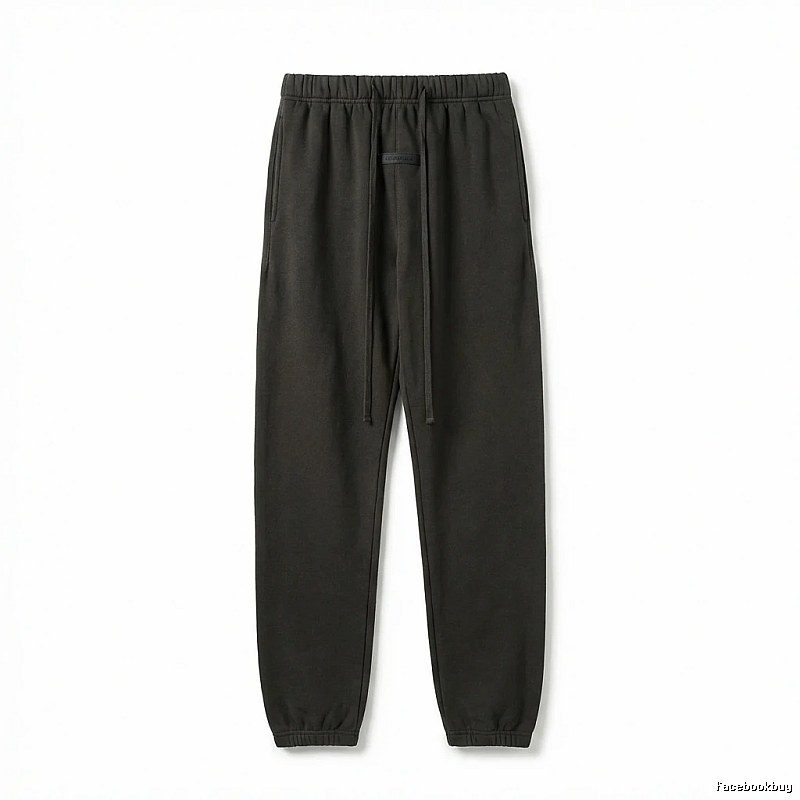 ESSENTIALS Basic Casual Black Pants