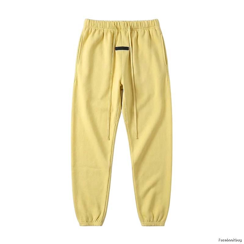 ESSENTIALS Basic Casual Yellow Sweatpants