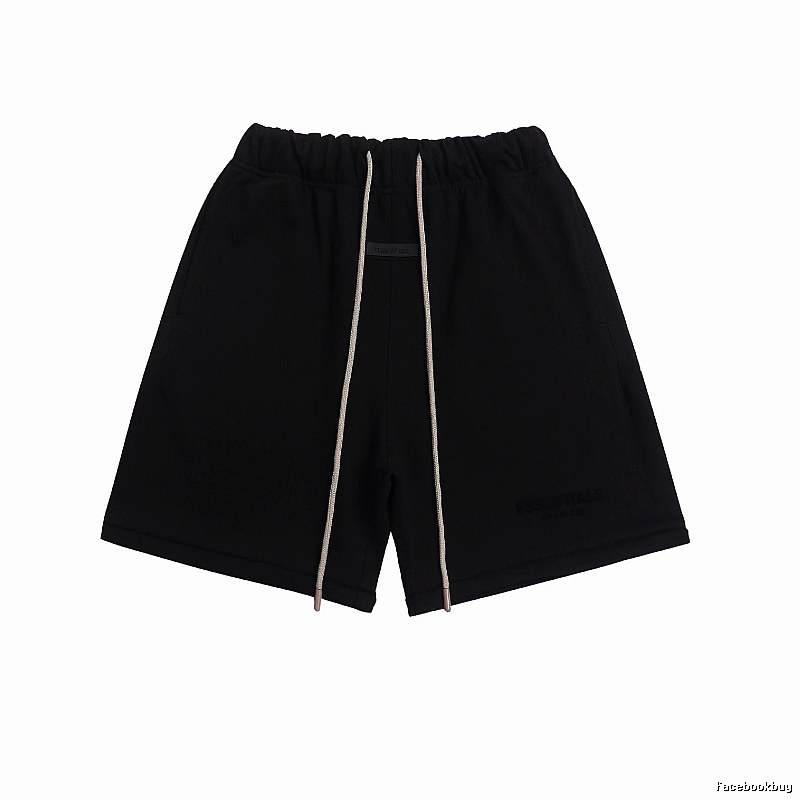 ESSENTIALS minimalist style black shorts