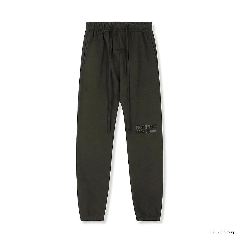 ESSENTIALS minimalist style dark gray sweatpants