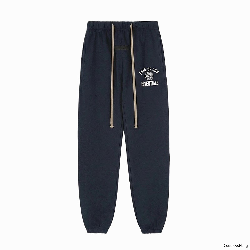 ESSENTIALS minimalist style navy blue sweatpants